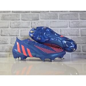 Adidas Predator Edge.1 SG Soft Ground Soccer Cleats Men's Size 10.5 H02965 Blue
